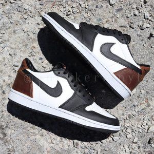 Custom Hand Made AJ1 Low 85 Cut Casual Dress Sneakers